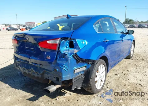2014 Kia Forte Ex z USA, uszkodzony, nr VIN KNAFX4A87E5106390